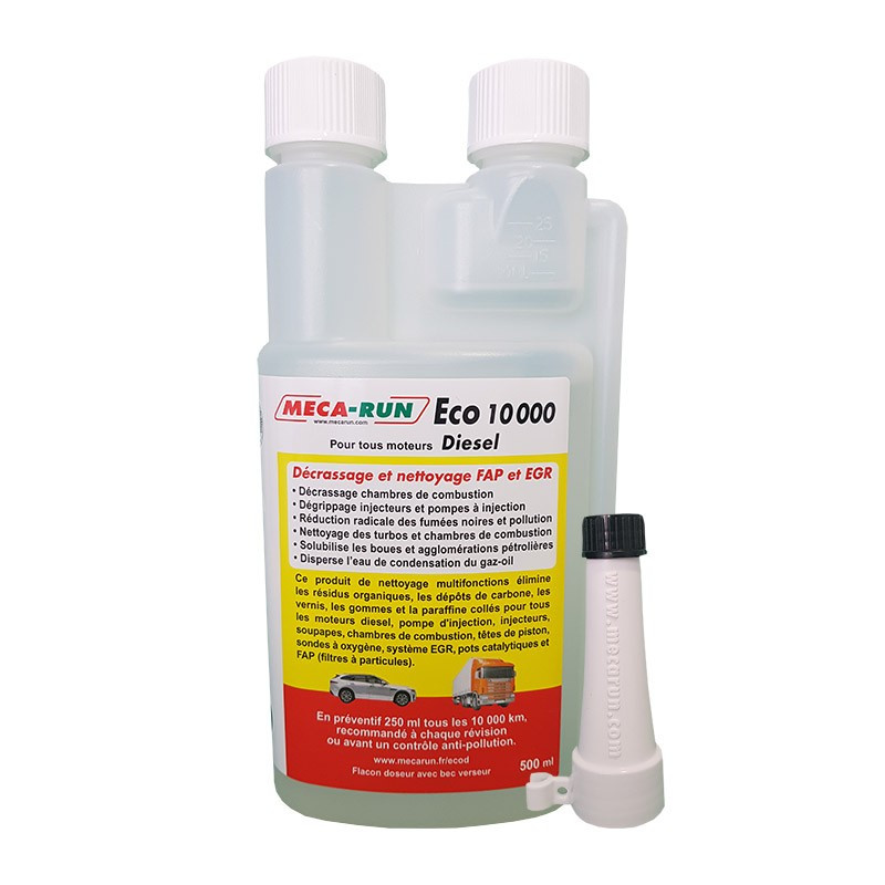 Pack décrassage Mecarun, ECO 10000 Diesel + C99 Diesel, 500ml