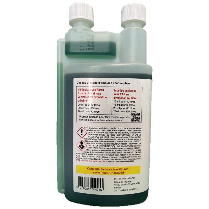 C99 Gasóleo 1 Litros + botella vacía