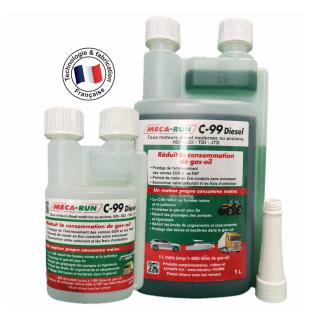 C99 Diesel 1 Litre + Flacon vide 250ml