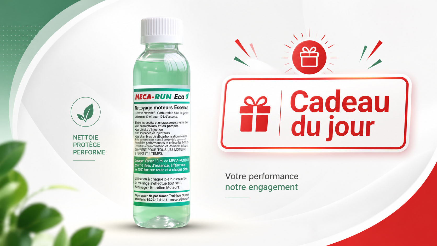 Cadeau du jour Mecarun : un flacon Eco 10 000 125 ml offert